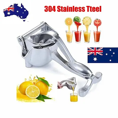 304 Heavy Duty Manual Fruit Juicer Press Lemon Squeezer Premium Extractor Hand • $23.10