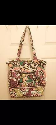 Vera Bradley  Large Toggle Tote Purse Floral Travel Bag • $10.95