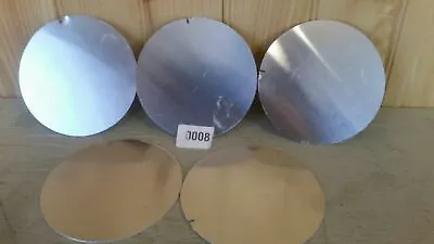 Aluminum Rounds 5 +- Disk Plate Flat Metal Circles 0.040  18 Gauge FIVE PIECELOT • $26.27