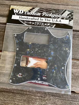 Custom Pickguard For Gibson 2008 SG Classic Black Abalone 4 Ply • $95