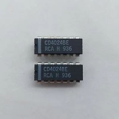 CD4024BE RCA INTEGRATED CIRCUIT X2pcs • £1.99