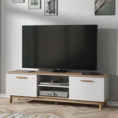 £69.90 • Buy TV Unit 150cm Sideboard Cabinet Cupboard TV Stand Living Room