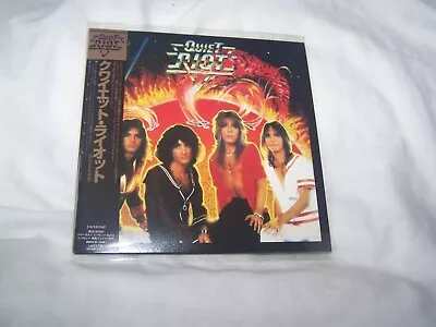 Quiet Riot - Japanese Reissue Card Sleeve Inc Bonus  Hard Rock • £16.99