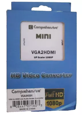 VGA To HDMI 1080P Full HD Mini VGA To HDMI Audio Video Converter Adapter • $14.95