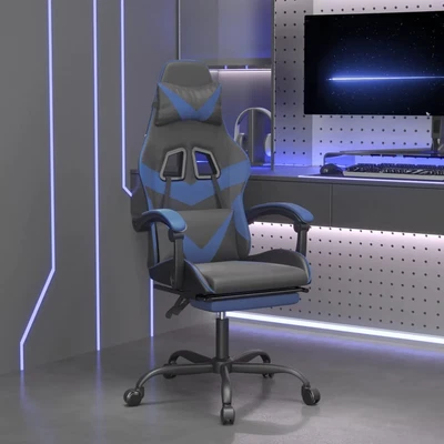 $131.99 • Buy VidaXL Swivel Gaming Chair With Footrest Faux Leather Racing Multi Colours