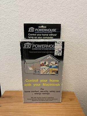 Vintage X-10 Powerhouse CP290 For Macintosh 512K RS-232 Compatible NOS/NIB • $85