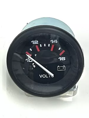 Teleflex Amega Black Boat Volt~volts~voltmeter Gauge~marine~57857 • $22.95