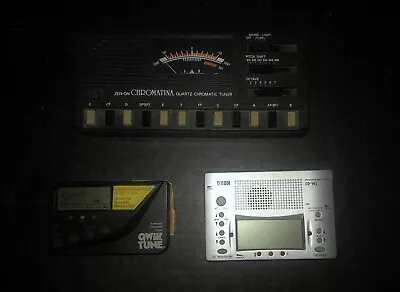 DIGITAL TUNERS And METRONOMES Lot Of 3 SAMSON MATRIX - For Parts/Repair • $10.50