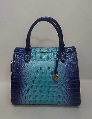 NWT Brahmin Small Caroline Satchel/Shoulder Bag In Affinity Ombre Melbourne • $512.23