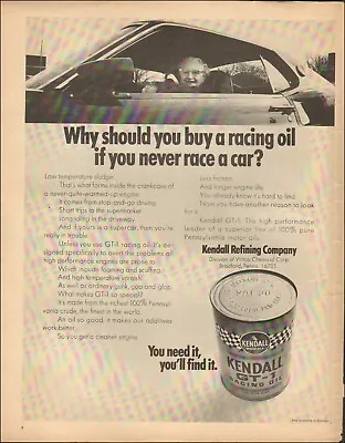 1970 Vintage Ad For Kendall GT-1 Racing Oil`retro Car Granny Photo    (040919) • £7.33