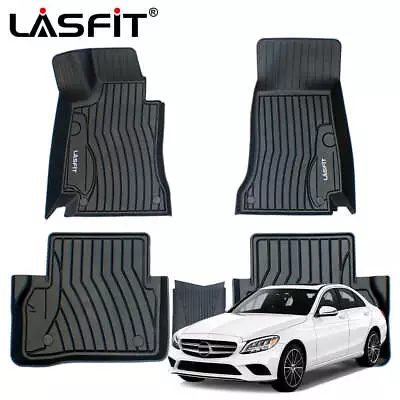 Car Floor Mats Liners For 2015-2021 Mercedes-Benz C300 C43 AMG C63 AMG C-Class • $129.99