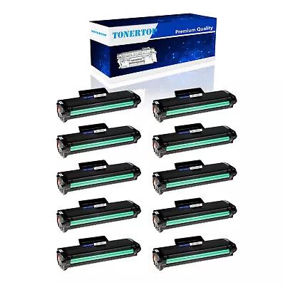10pk Toner Cartridge For Samsung Mlt-d104s Ml1660k Ml1661k Ml1665k Ml1670 Ml1673 • $132.38