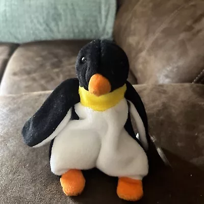 Rare Retired 1995 Ty Beanie Baby Waddle With Pvc Pellets/tag Errors. • $100