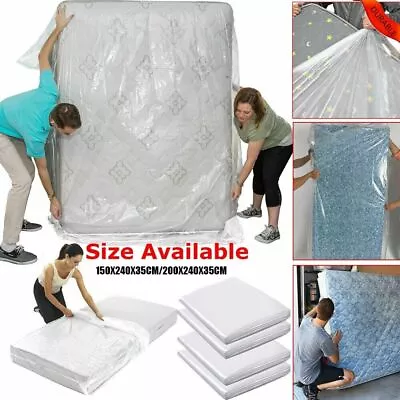 Waterproof  Mattress Cover + Protective King Bed  Storage Bag For Dust Removal • £5.69