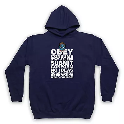 They Live Subliminal Messages Obey Consume Money Is God Adults Unisex Hoodie • £25.99