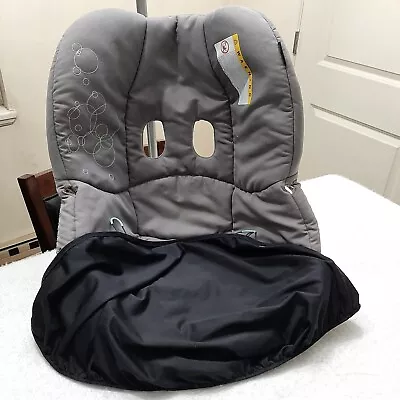 Maxi Cosi Pebble Infant Car Seat Replacement Fabric & Black Stretch Seat Cover • $19.99