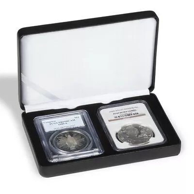 Certified Graded 2 Coin Slab Set Gift Box Display Presentation Case Lighthouse • $19.89