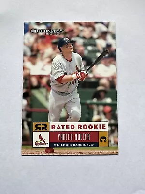 2005 Donruss #54 Yadier Molina Rated Rookie St. Louis Cardinals RC • $15.99