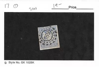 Germany: Bavaria Sc# 17 Used SON (58282) • $9.50