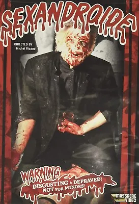 Sexandroide DVD New RARE Classic Massacre Horror Gore Terror Monster • $10.99