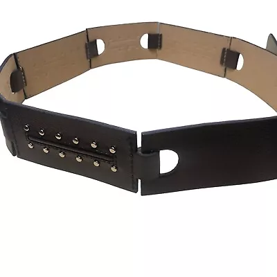 Michael Kors Belt Brown Studded Latched Leather Classic Womens M New • $22.99