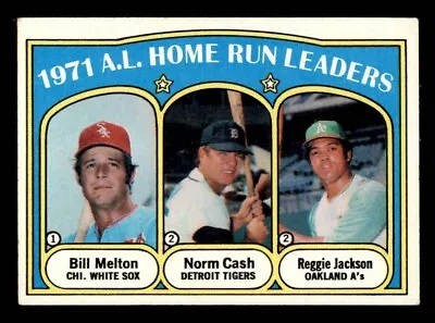 1972 Topps Baseball #90 A.L. Home Run Leaders Jackson EX *d4 • $10