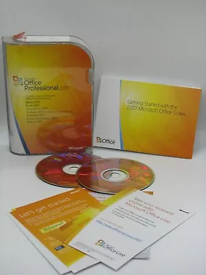 Microsoft Office Professional 2007 Full Retal Version Complete Windows Software • $27.95