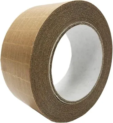 ♻️ GO GREEN Eco Tamper Proof Reinforced Kraft Paper S/A Tape Various Sizes • £7.31