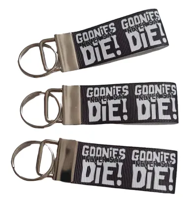 £3.65 • Buy The Goonies Never Say Die Film Movie Keyring Key Fob Handmade Fun Gift