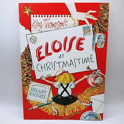 Kay Thompson's Eloise At Christmastime Book & CD 2003 Illus By Hilary Knight • $18