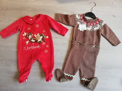 Baby Christmas Outfit 3-6 Months • £10