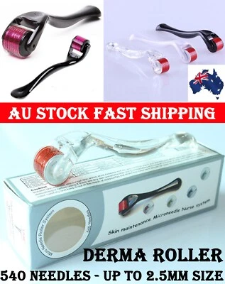 $15.95 • Buy Titanium Derma Roller Micro Needle 540 Needles Skin Scars Anti Aging Dermaroller