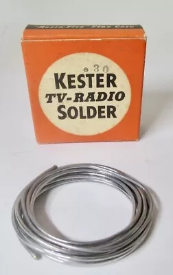 Vintage Kester TV-Radio Solder One Ounce In Original Box • $9.99