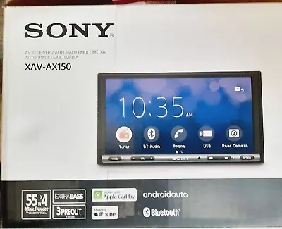 Sony (XAV-AX150) - 6.95'' Digital Media AV Receiver (Apple Carplay Android Auto) • $150