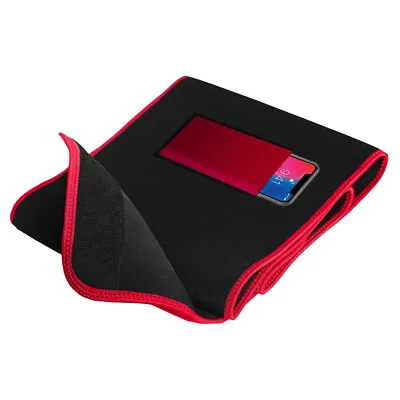 EDX Neoprene Fitness Belt With Pocket. Waist Trimmer Cincher And Shaper. Red • $11.99