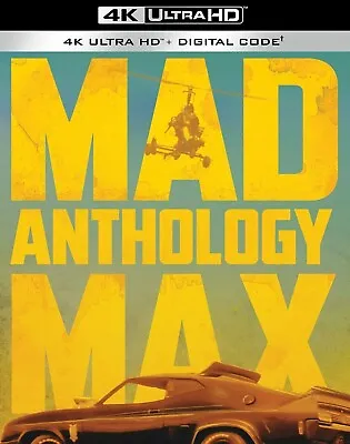 Mad Max Anthology Collection (4K UHD Ultra HD + Digital) **BRAND NEW** FREE SHIP • $44.95