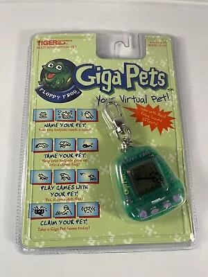 FACTORY SEALED 1997 Giga Pets Virtual Pet Floppy Frog 70-106 NIP • $50