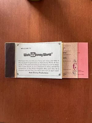 Walt Disney World Magic Kingdom Adult Admission Ticket Book Excellent Condition • $10