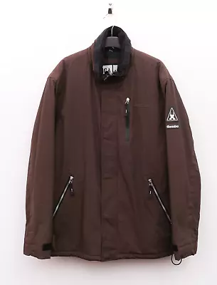 GAASTRA Mens XL Jacket Windbreaker Sailor Coat Sailing Yachting Brown Zip Up Top • $47.66