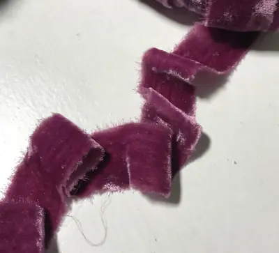 Hand Dyed Boysenberry Purple Silk Velvet Ribbon ( 4 Widths To Choose From) • $2.86