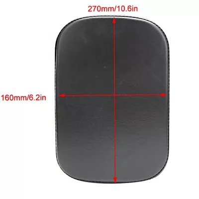 ✈Motorcycle Universal Pillion Pad Rear Seat Cushion Passenger Saddle With 8 • $19.50