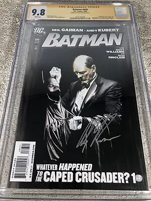 $599.99 • Buy Batman 683 CGC SS 9.8 Alex Ross Signed Cover Neil Gaiman Story 4/09