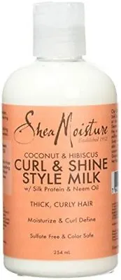 Coconut Hibiscus Curl And Shine Milk With Silk Protein And Neem Oil To Moisturi • £9.45