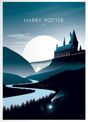 £4.99 • Buy Harry Potter Hogwarts Minimalist Art Print Poster