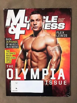 MUSCLE & FITNESS Bodybuilding Magazine  FLEX LEWIS  09-11 • $8.99