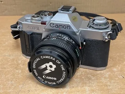 Canon AV-1 SLR Camera + Canon Fd 50mm F1.8 Lens • £91.35