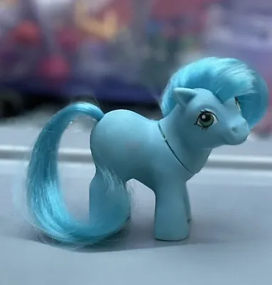 Vintage My Little Pony Toy Figure - Baby Blue Ember • £7