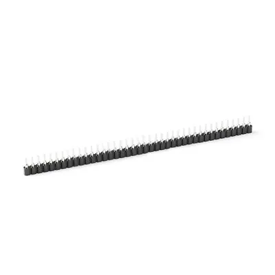 £1.19 • Buy 2.54mm 40Pin Male Female Round Pin Header Socket Single Row PCB Connector Strip 