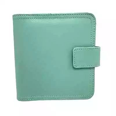 Franklin Covey 365 Size 3 Teal Clutch Organizer Faux Leather Planner Cover 5.5x6 • $34.95