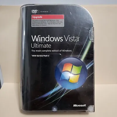 Microsoft Windows Vista Ultimate Upgrade For 64-Bit _ Retail Product • $59